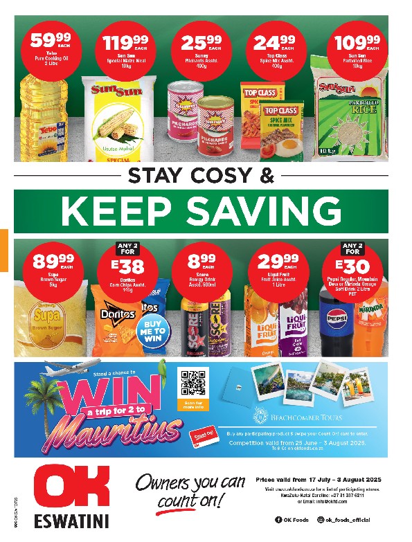 Specials Leaflet