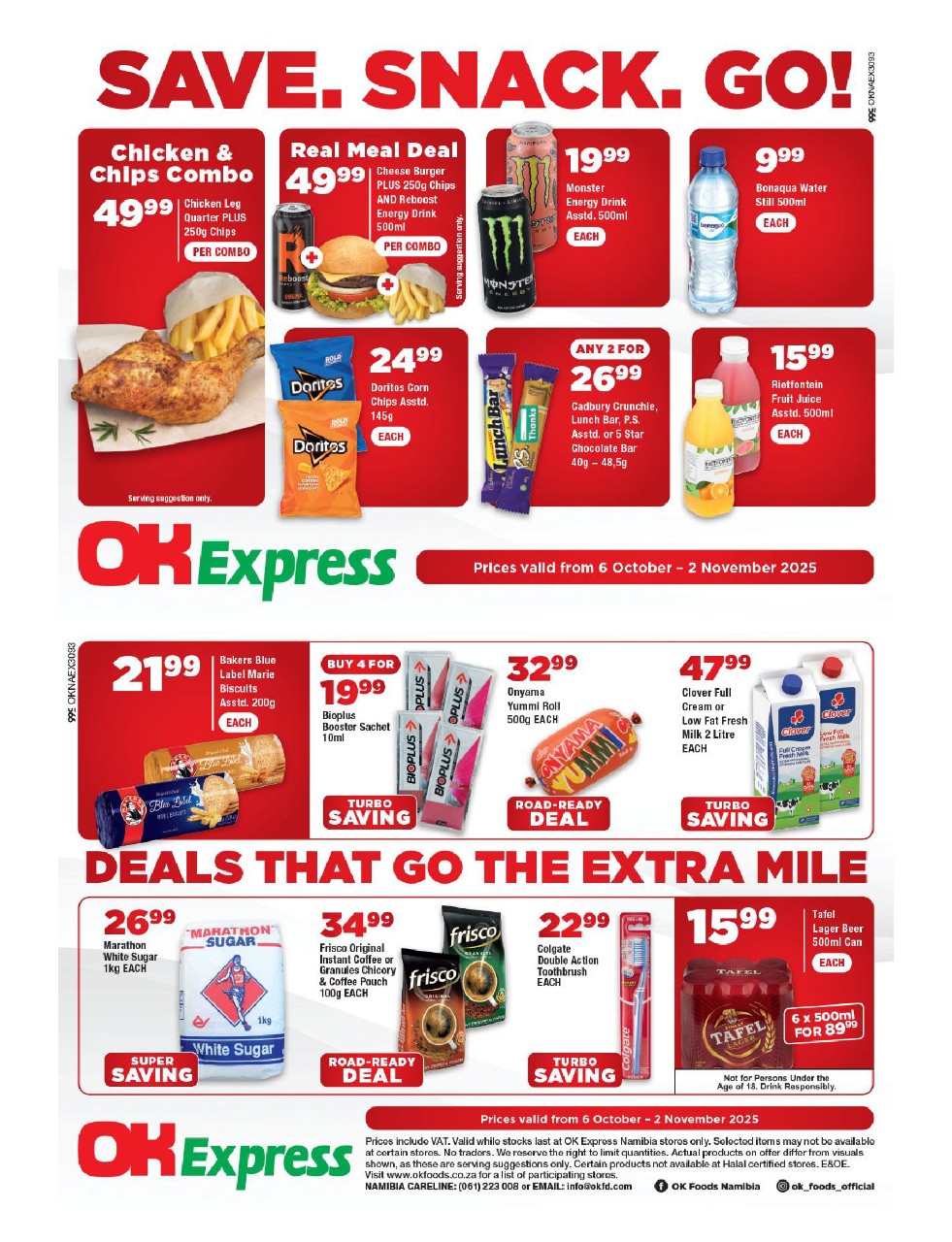 Specials Leaflet