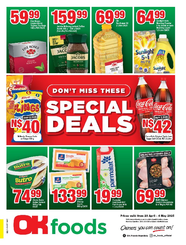 Specials Leaflet