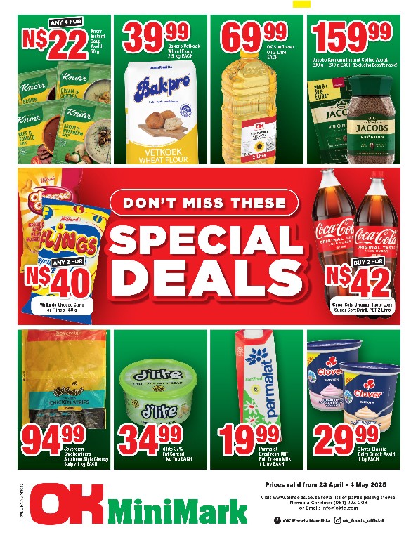Specials Leaflet
