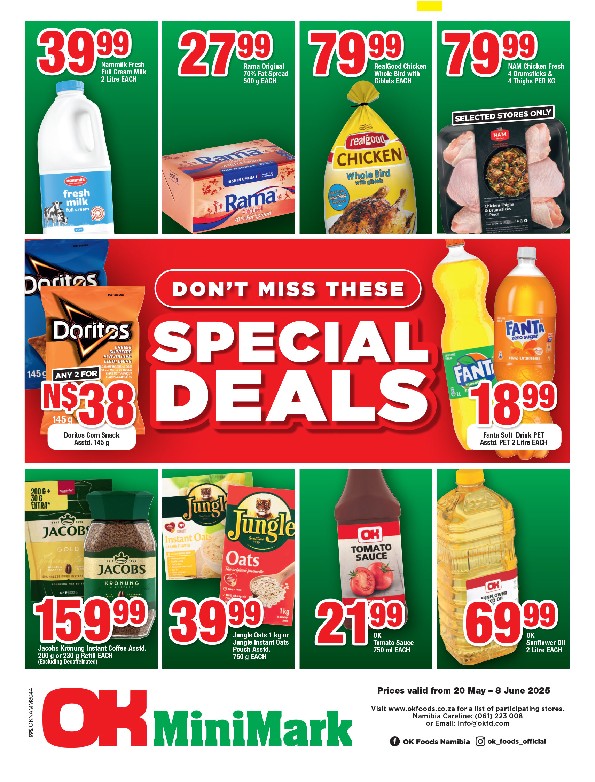 Specials Leaflet