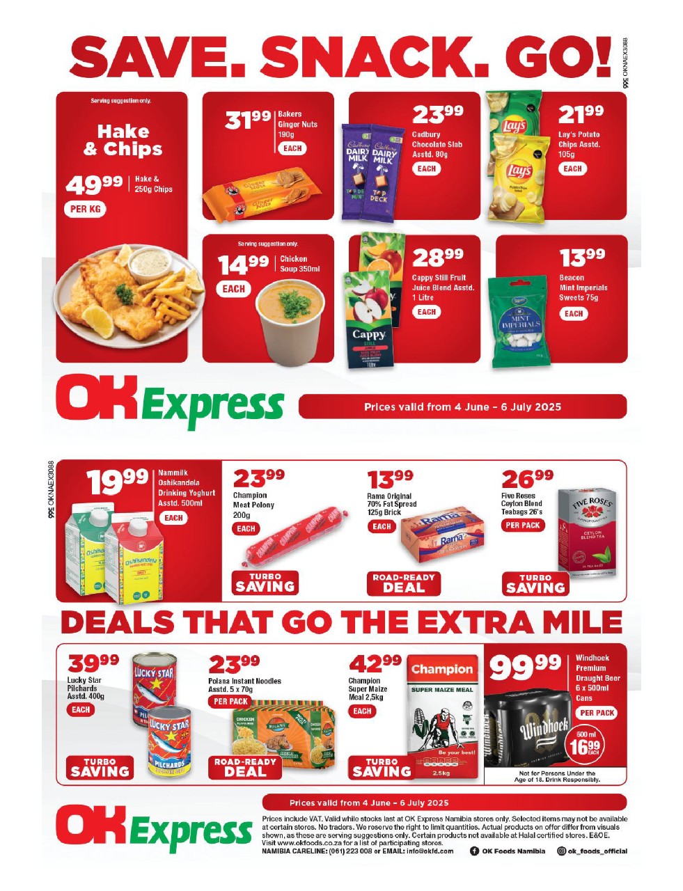 Specials Leaflet