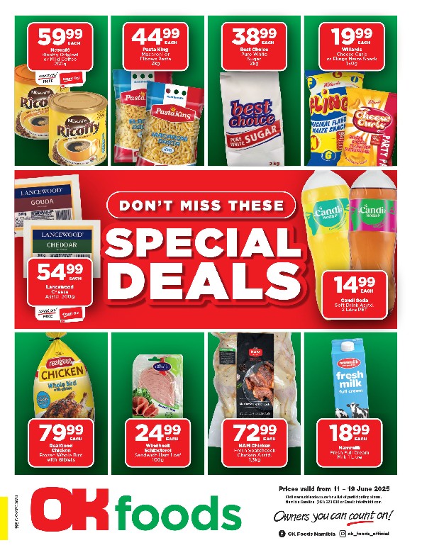 Specials Leaflet