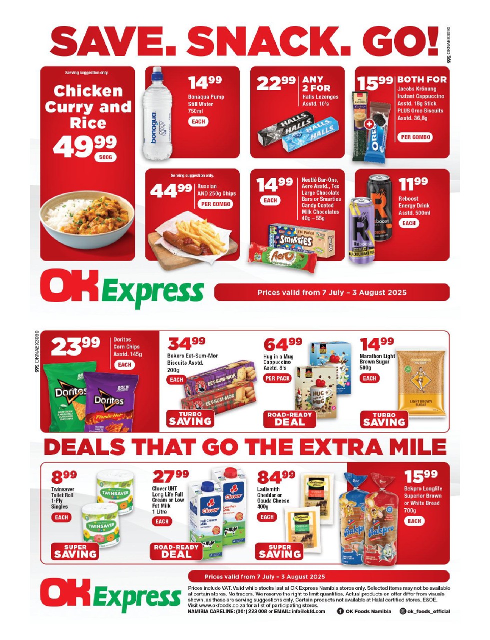 Specials Leaflet