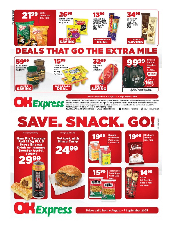 Specials Leaflet