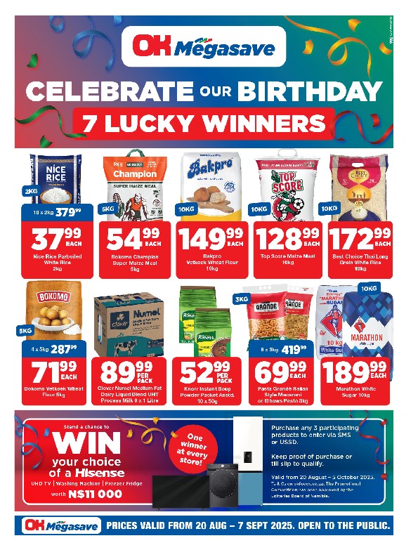 Specials Leaflet
