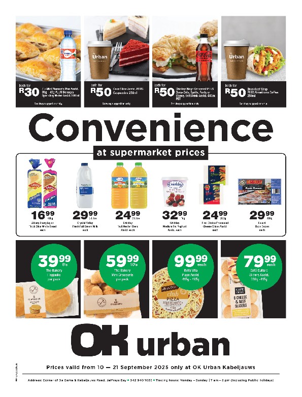 Specials Leaflet