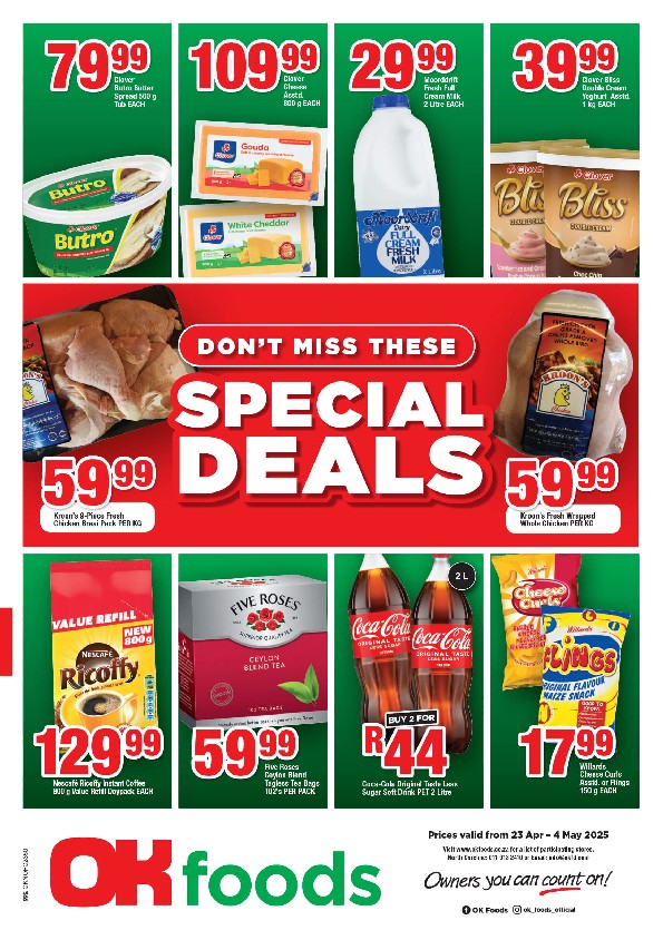 Specials Leaflet