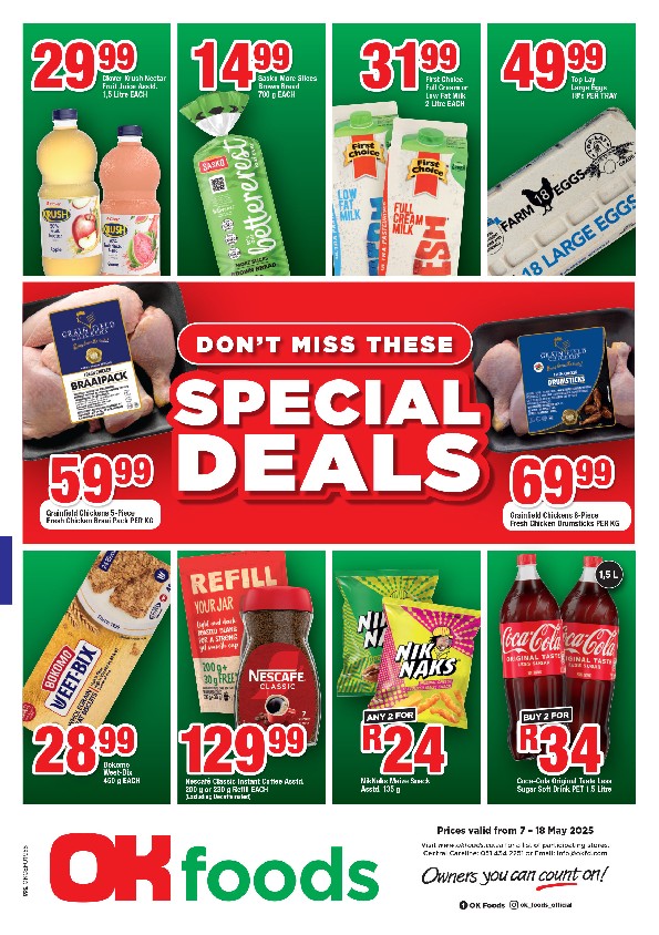 Specials Leaflet