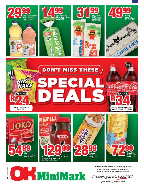 Specials Leaflet