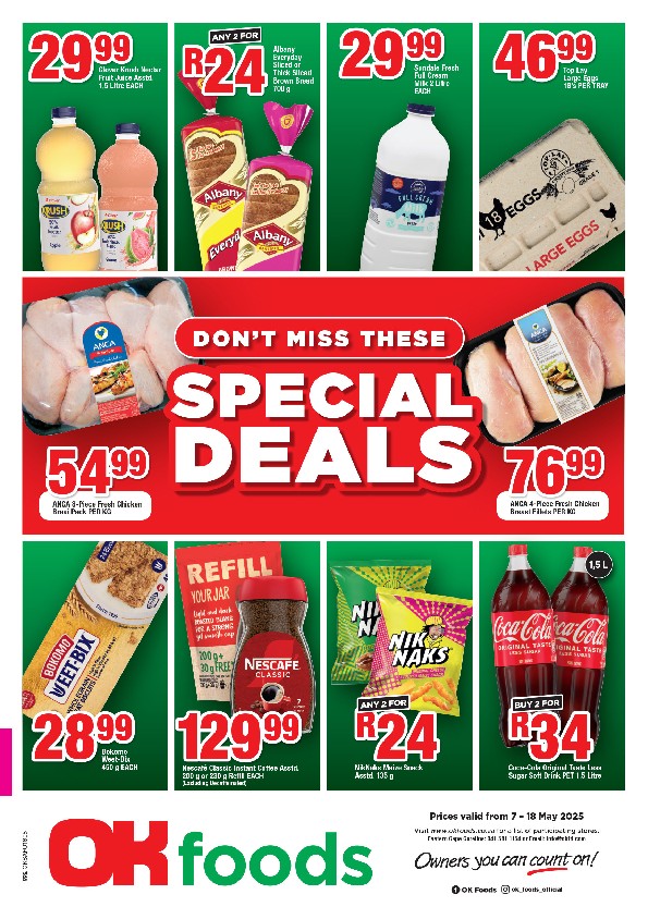 Specials Leaflet
