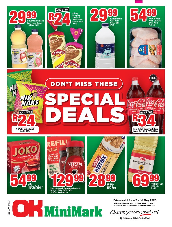 Specials Leaflet