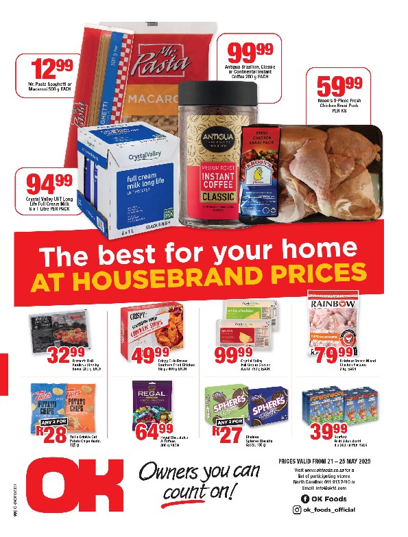 Specials Leaflet