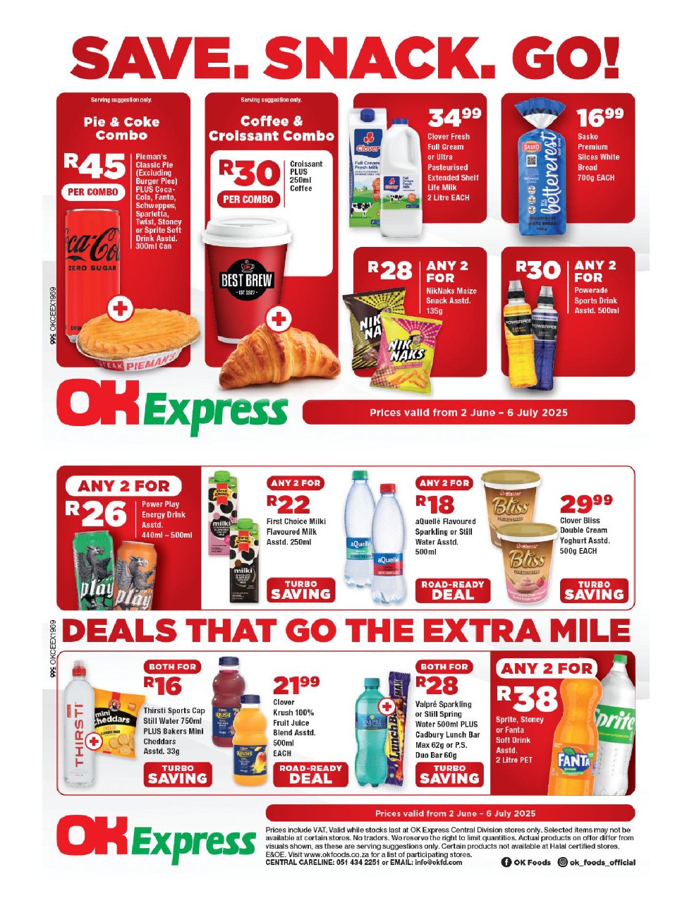 Specials Leaflet