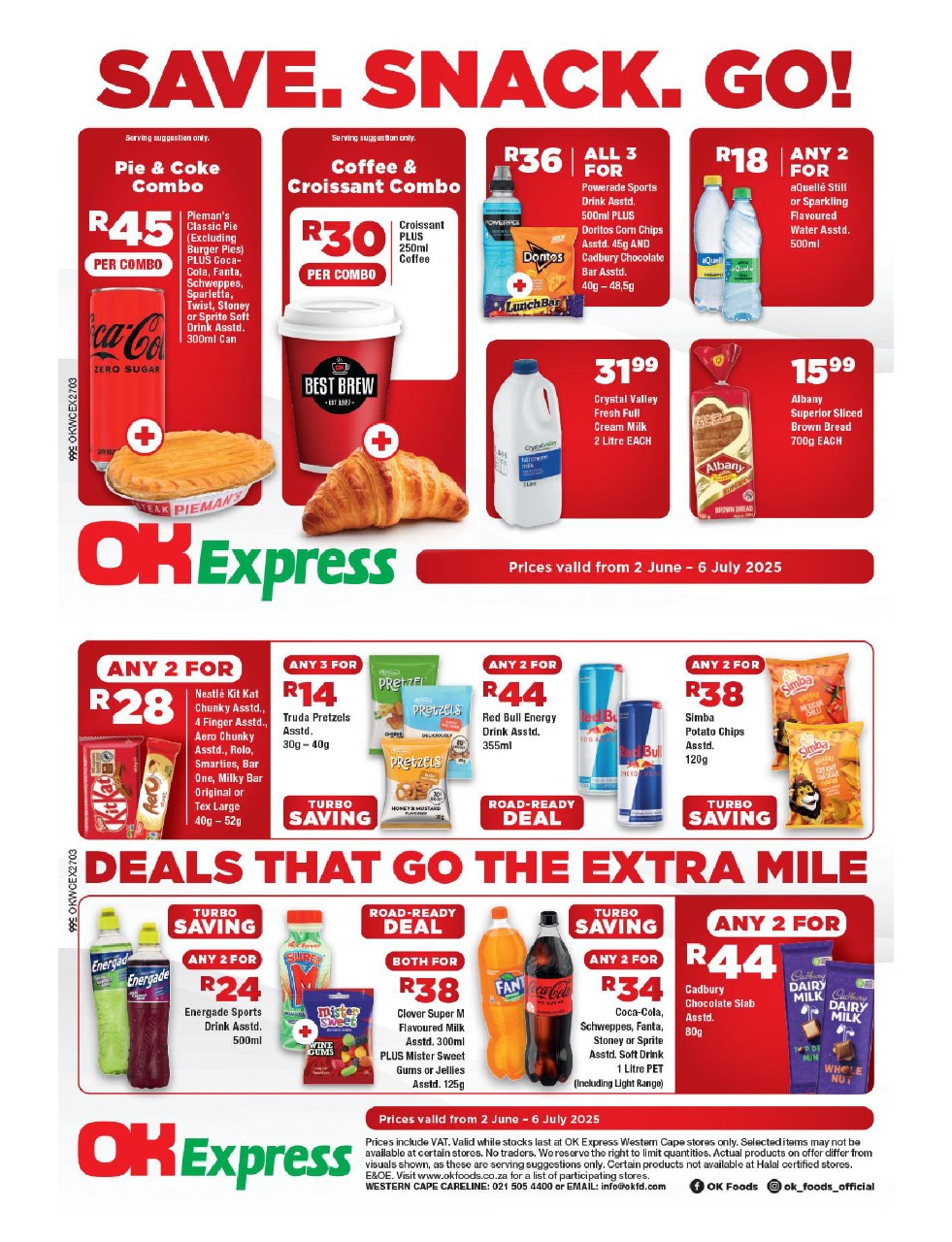 Specials Leaflet