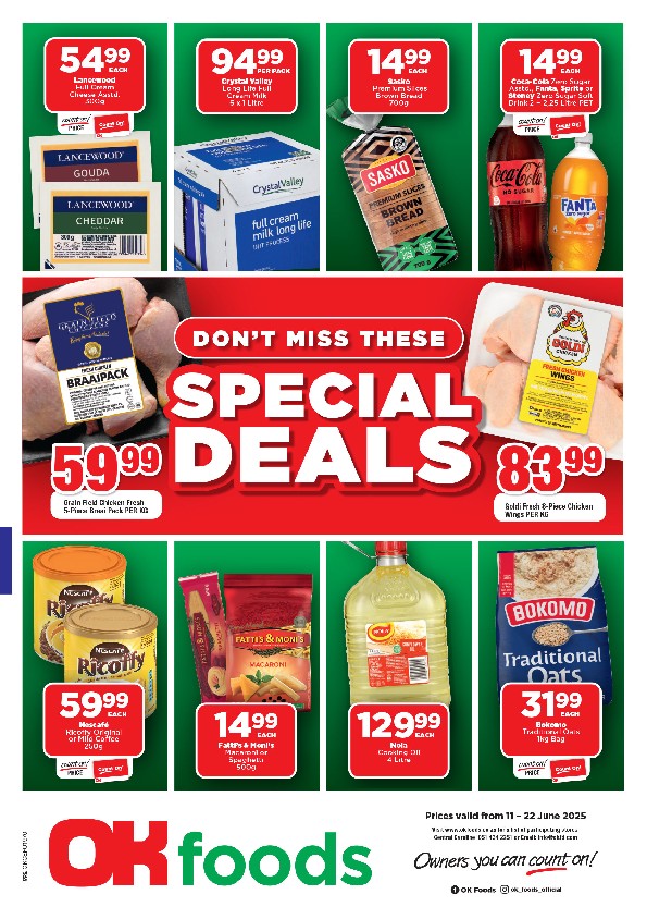Specials Leaflet
