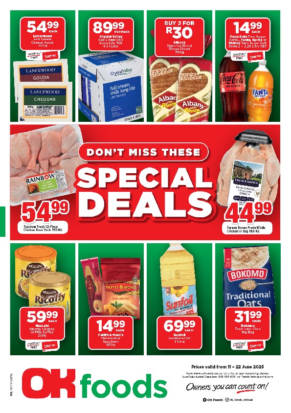 Specials Leaflet