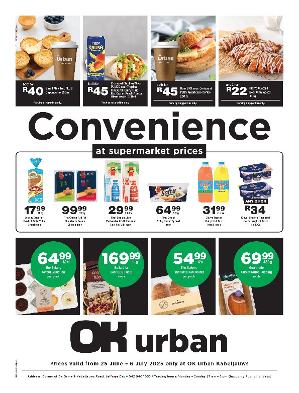 Specials Leaflet