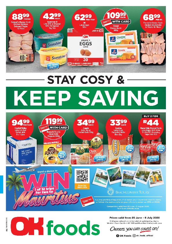 Specials Leaflet