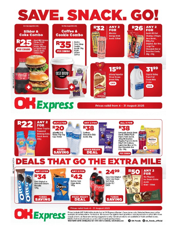 Specials Leaflet