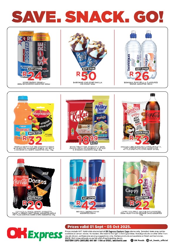 Specials Leaflet