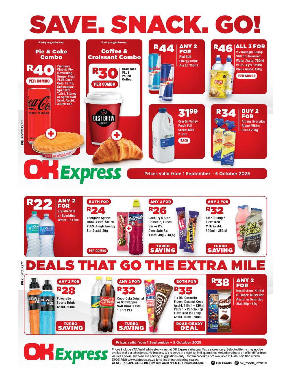 Specials Leaflet