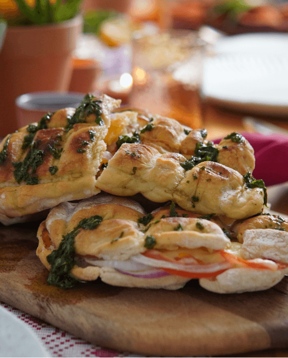 Cheese & Chutney Roosterkoek Braaibroodjies