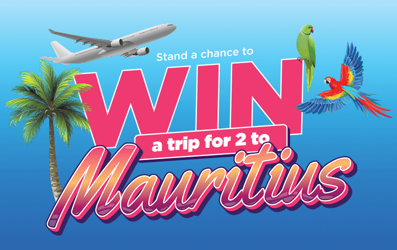 Win a trip to Mauritius