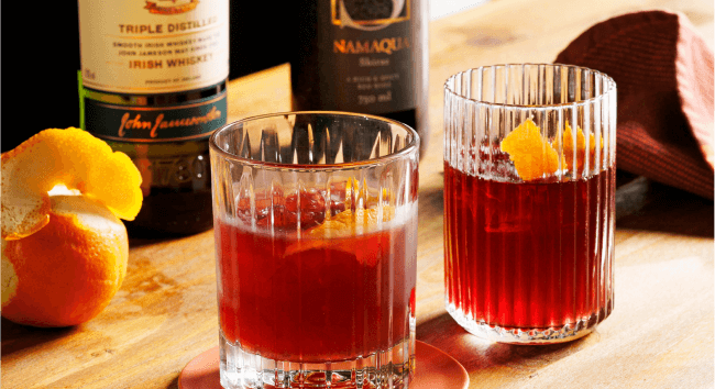 The Wining Whiskey Sour With Namaqua And Jameson Original Irish Whiskey