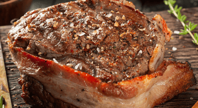 Beef Fillet Wrapped in Bacon
