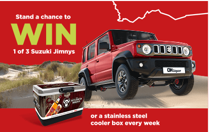 STAND A CHANCE TO WIN 1 OF 3 SUZUKI JIMNYS